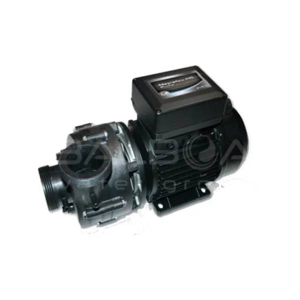 Spapump HA440NG i svart plast och metall, med pumphus, elmotor och etikett med modellbeteckning.