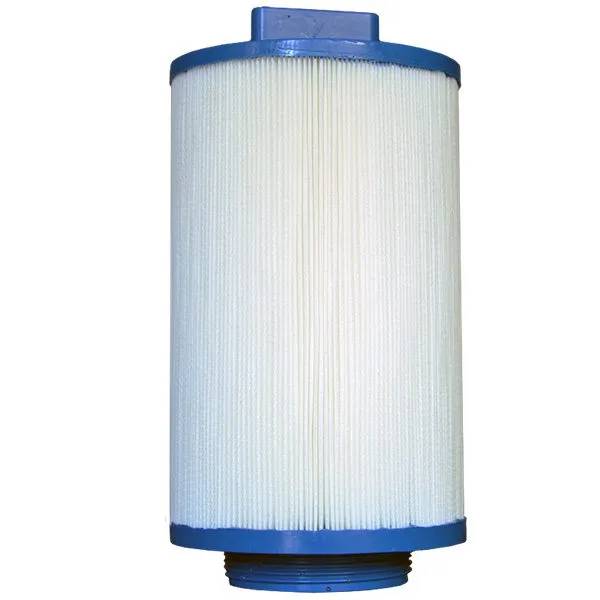 Spafilter PLAS35 med måttangivelser: diameter 137 mm, höjd 260 mm, filterdel 217 mm och gänganslutning ca 84 mm.