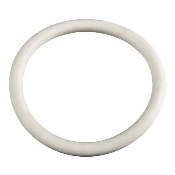 Packning 39mm i vitt gummi, rund tätningsring mot vit bakgrund.