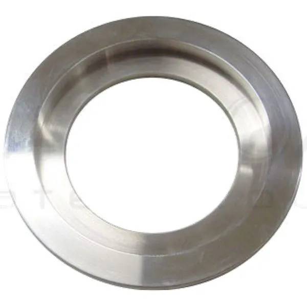 Slimline Ring Jet 3½" i borstat rostfritt stål, rund ring med central öppning, sedd rakt framifrån mot vit bakgrund.