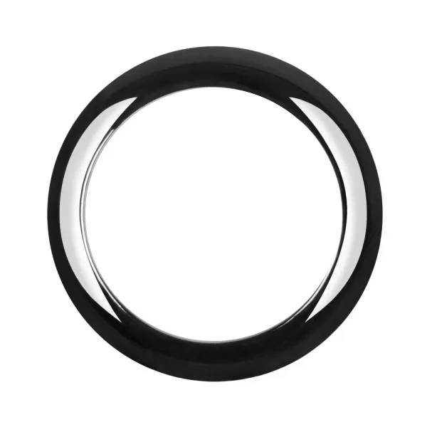 Kromad ring till touch pad UK01658A, svart ram med blank krommetall inuti, sedd rakt framifrån mot vit bakgrund.